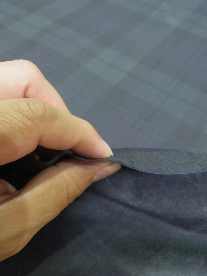 100% Waxed Cotton Tartan Plaid Canvas Fabric / Blackwatch / Sold By The Yard - Image 4