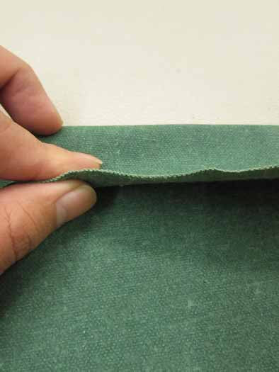 100% Waxed Cotton Waterproof Canvas Fabric / Orange (#10) (14oz) / Sold By The Yard - Image 3