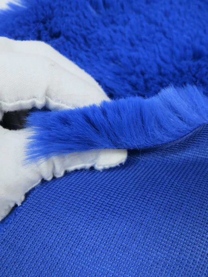 30 Yard Roll of Arctic Rabbit Minky / Charcoal - Image 6