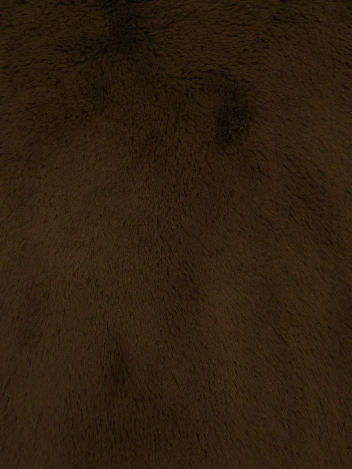 30 Yard Roll of Arctic Rabbit Minky / Light Brown - Image 2