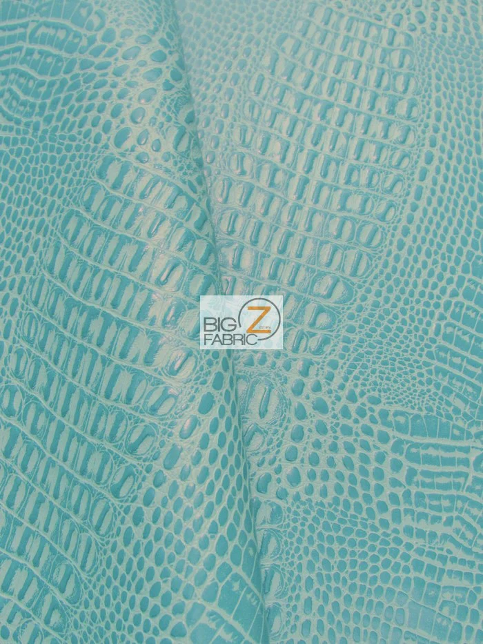 Crocodile Marine Vinyl Fabric - Auto/Boat - Upholstery Fabric / White / By The Roll - 30 Yards - Image 6