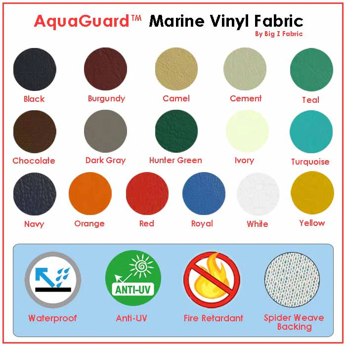 Hunter Green Marine Vinyl Fabric / Sold By The Yard - Image 6