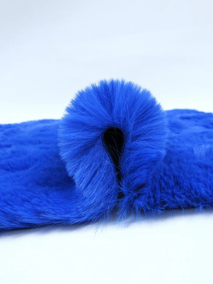 Arctic Rabbit Minky / Black - Image 4