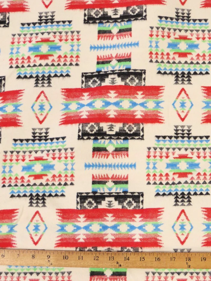 Aztec Indian Brushed Twill Fabric / Navajo / Sold By The Yard Closeout!!! - Image 2
