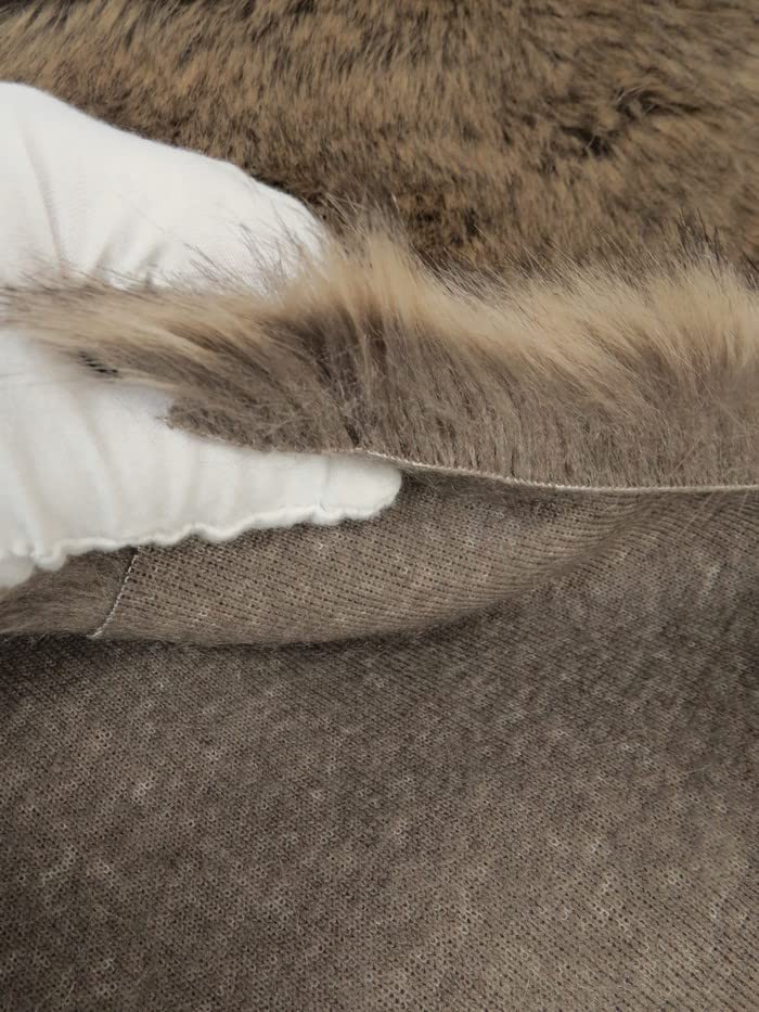 Cali Coyote Animal Faux Fur / Sold By The Yard - Image 3