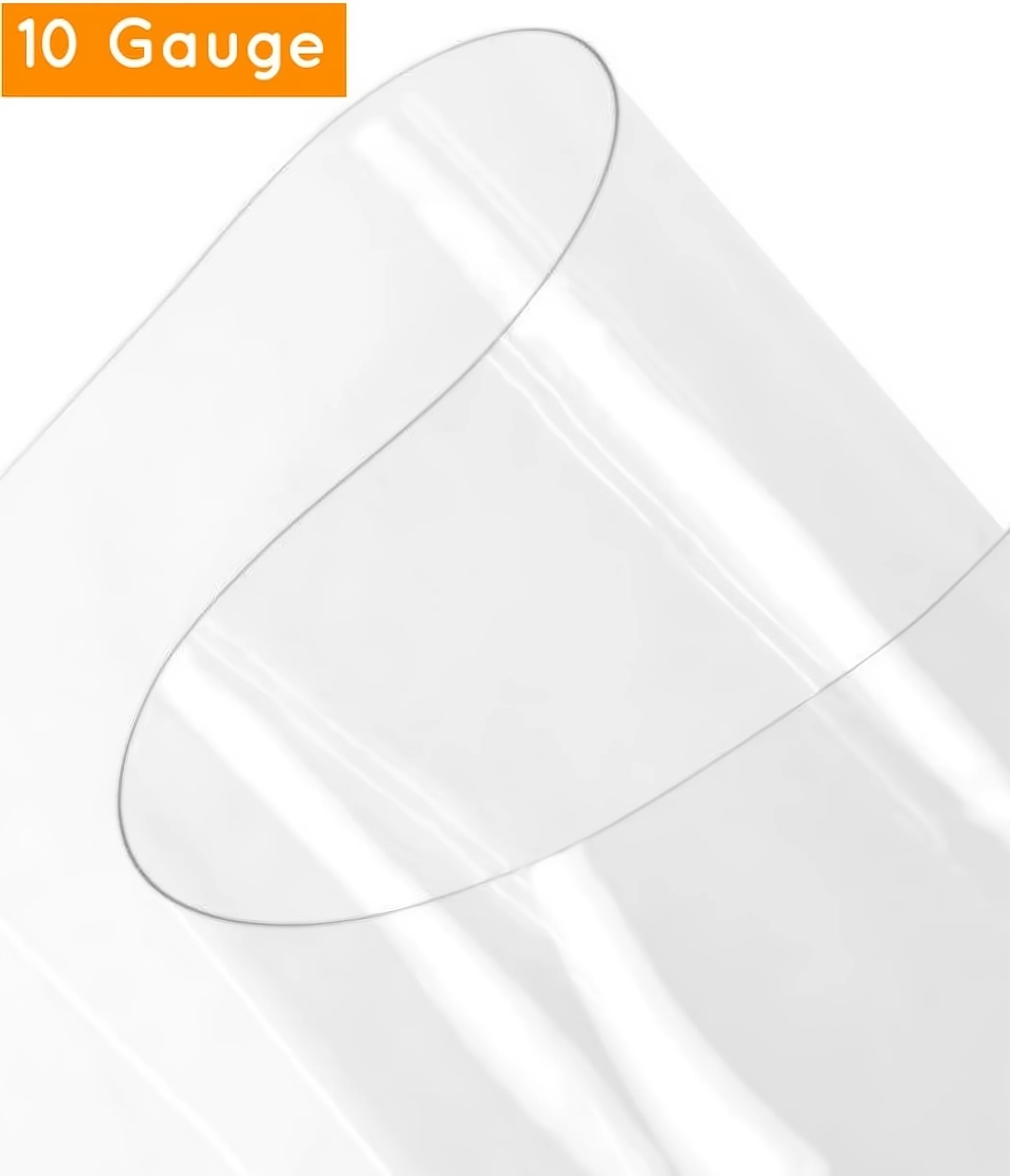 Clear Plastic Vinyl Fabric / 10 Gauge / By The Roll - 30 Yards