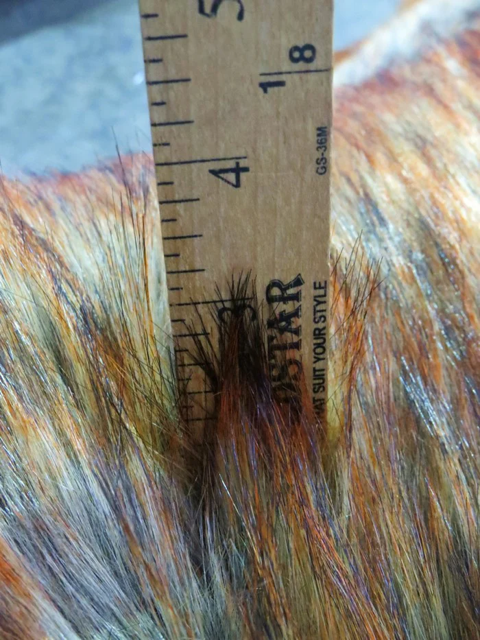 Cross Wolf Faux Fur / Sold By The Yard - Image 2