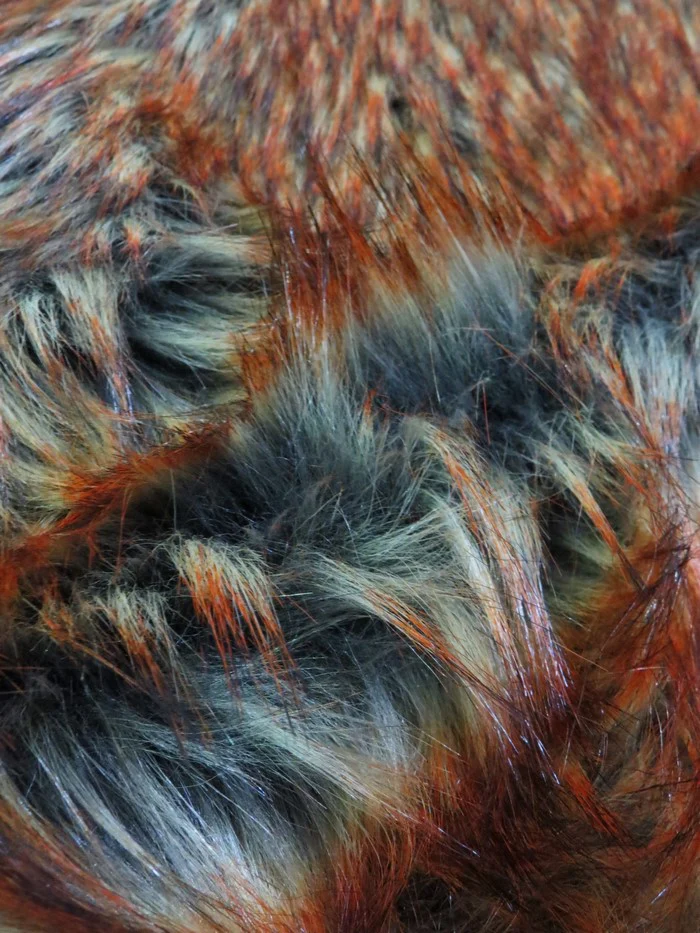 Cross Wolf Faux Fur / Sold By The Yard - Image 3