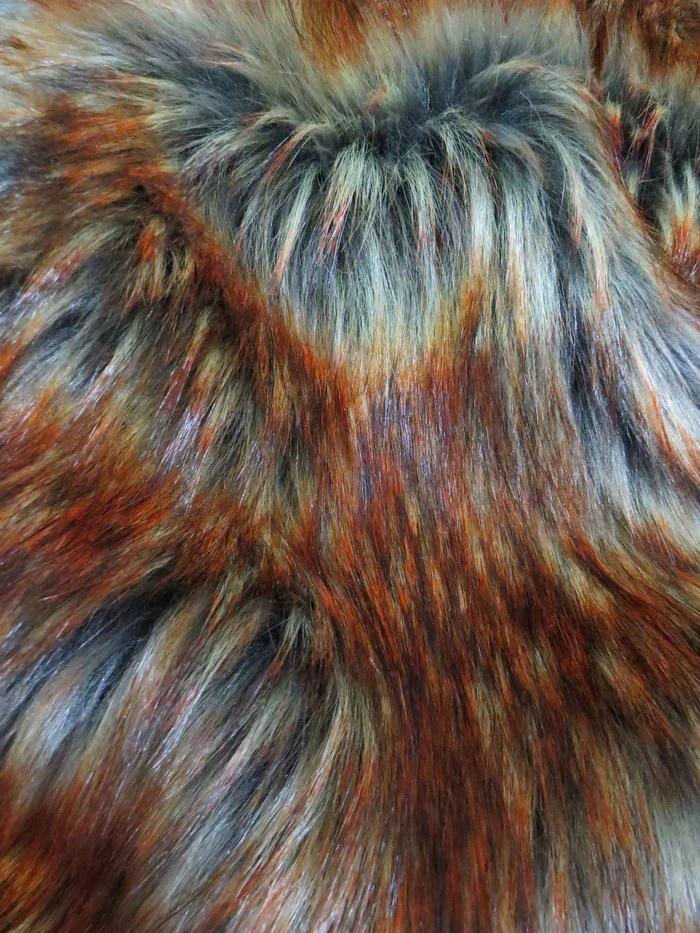 Cross Wolf Faux Fur / Sold By The Yard - Image 4