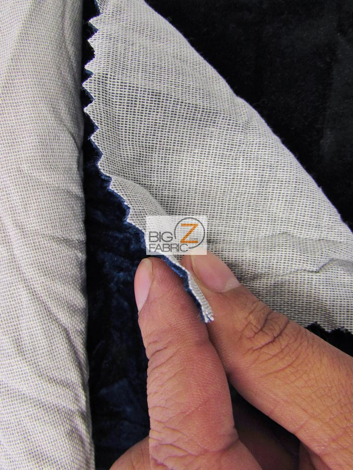 Crushed Flocking Upholstery Velvet Fabric / Tan / 40 Yard Roll - Image 2