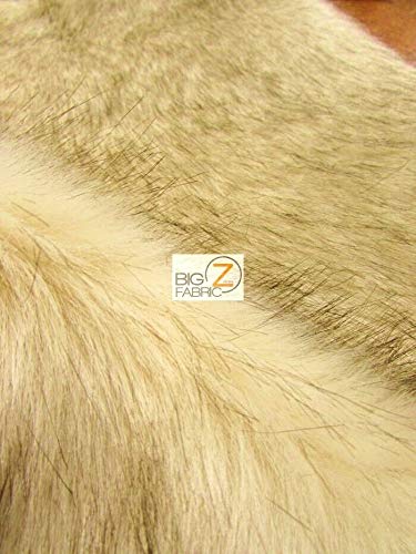 Latte Dire Wolf Animal Coat Costume Faux Fur Fabric / Sold By The Yard - Image 5