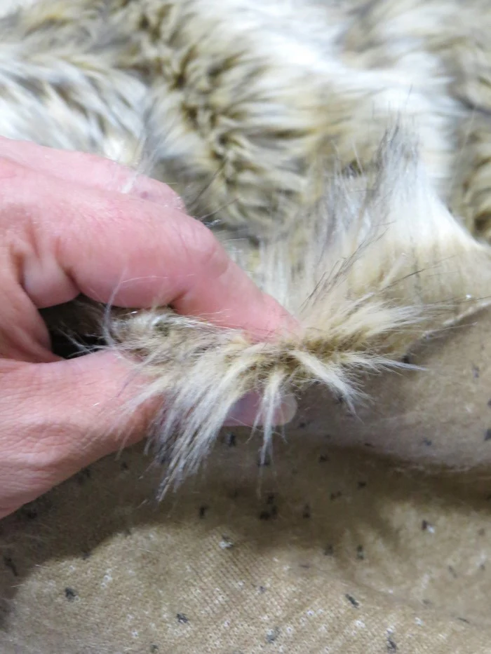 Baby Tundra Wolf (New Lot) Animal Short Pile Coat Costume Faux Fur Fabric / Sold By The Yard - Image 3