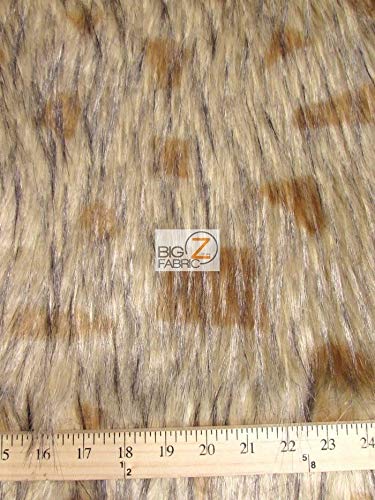 Hybrid Wolf Animal Short Pile Coat Costume Faux Fur Fabric / Sold By The Yard - Image 4