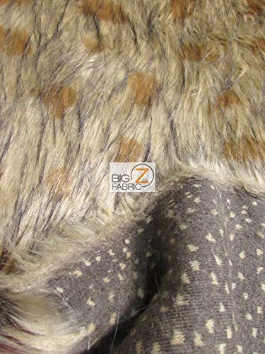 Hybrid Wolf Animal Short Pile Coat Costume Faux Fur Fabric / Sold By The Yard - Image 6