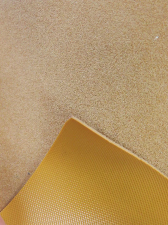 FIRE RED Heat Transfer Apparel Flocking Suede PVC Backed Fabric / Sold by the Yard - Image 4