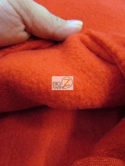 Solid Fleece Fabric / Silver - Image 3