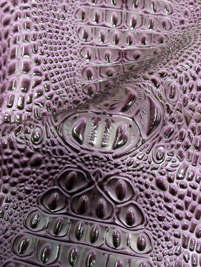 Fiji Turquoise Florida Gator 3D Embossed Vinyl Fabric / Sold By The Yard - Image 6