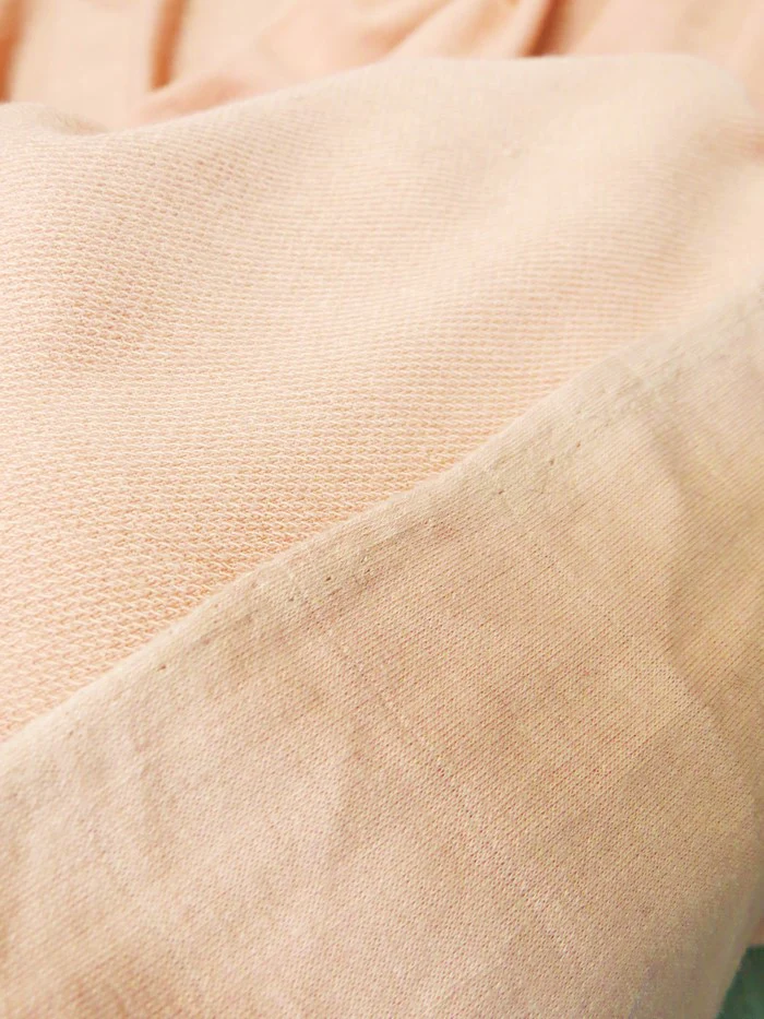 French Terry Polyester Rayon Spandex Fabric / Dusty Rose / Sold By The Yard Closeout!!! - Image 3