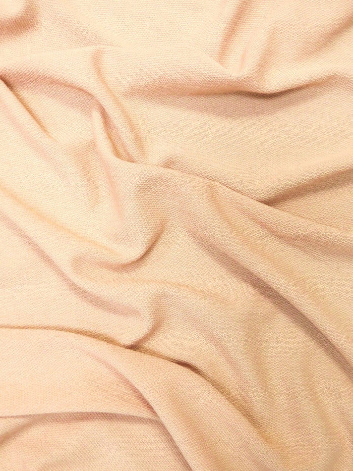 French Terry Polyester Rayon Spandex Fabric / Pink / Sold By The Yard Closeout!!! - Image 2