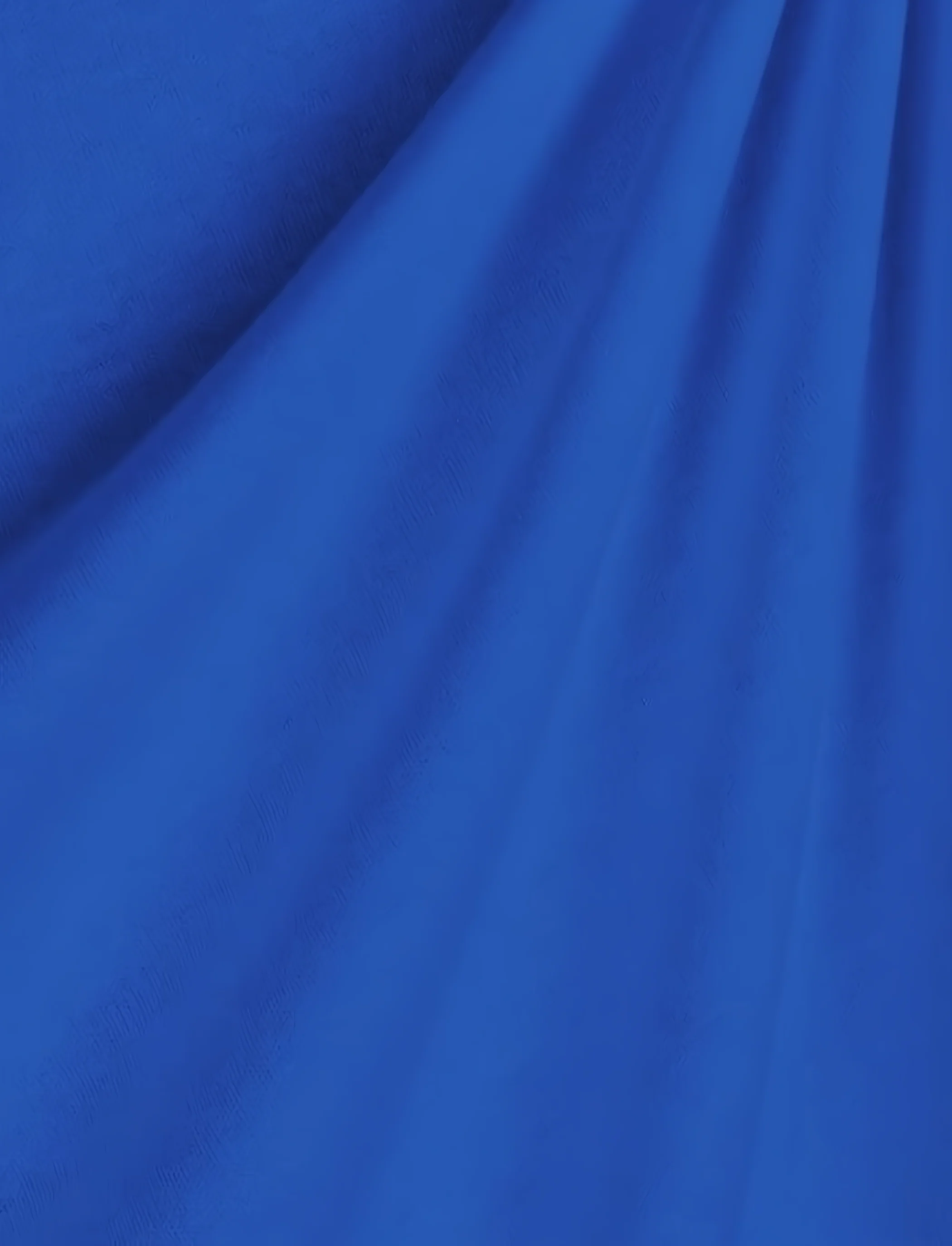 Heavy Interlock Poly Cotton Fabric / Royal Blue / Sold By The Yard