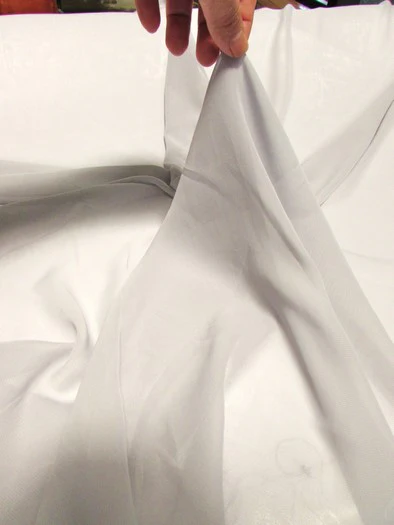 High Multi Chiffon By The Roll - 20 Yard Bolt - Slate Blue - Image 2