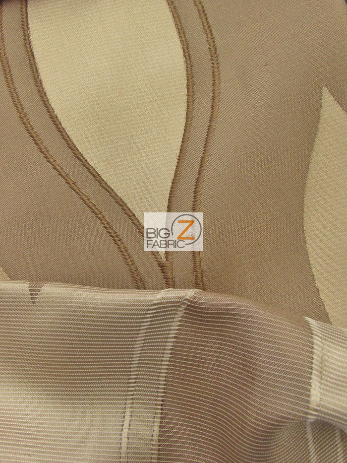 Jazmine Oval Mask Drapery Fabric / Champagne / Sold By The Yard - Image 3