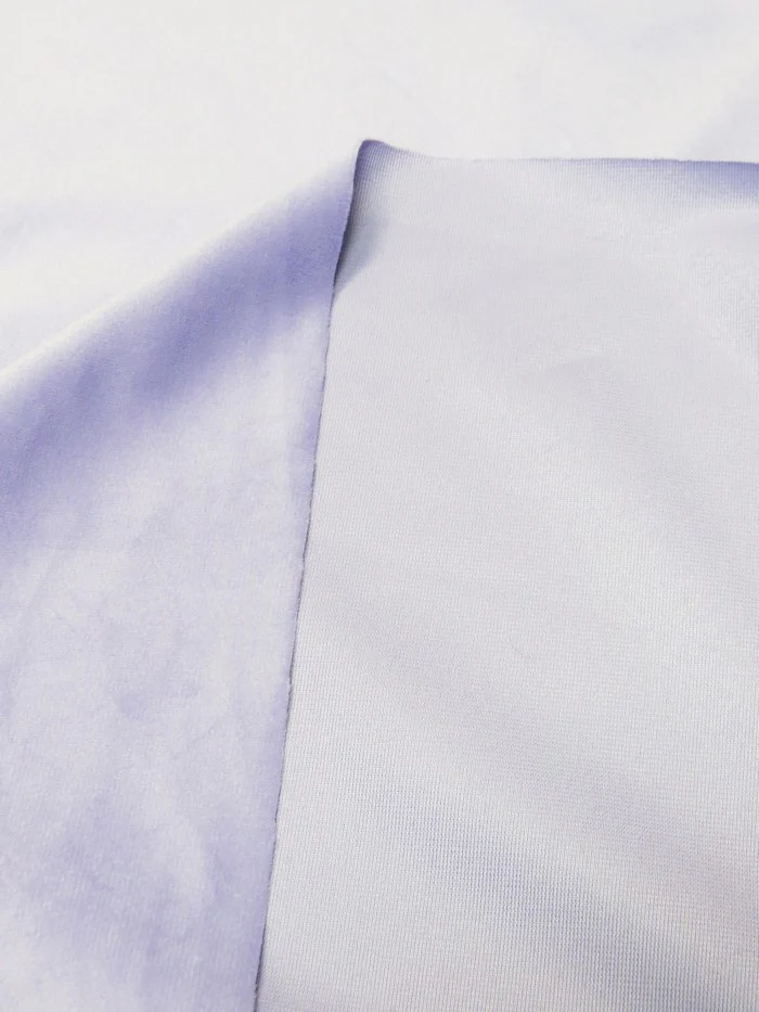Matte Butter Velvet Drapery Upholstery Fabric / Lilac / Sold By The Yard - Image 3