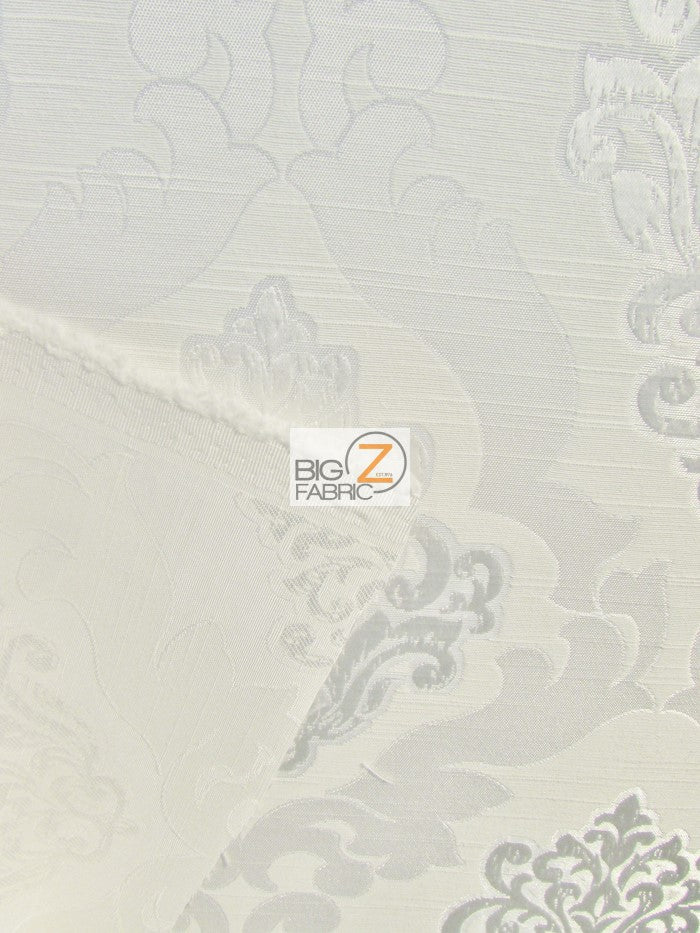Medieval 2 Tone Damask Upholstery Fabric / Midnight / Sold By The Yard - Image 3
