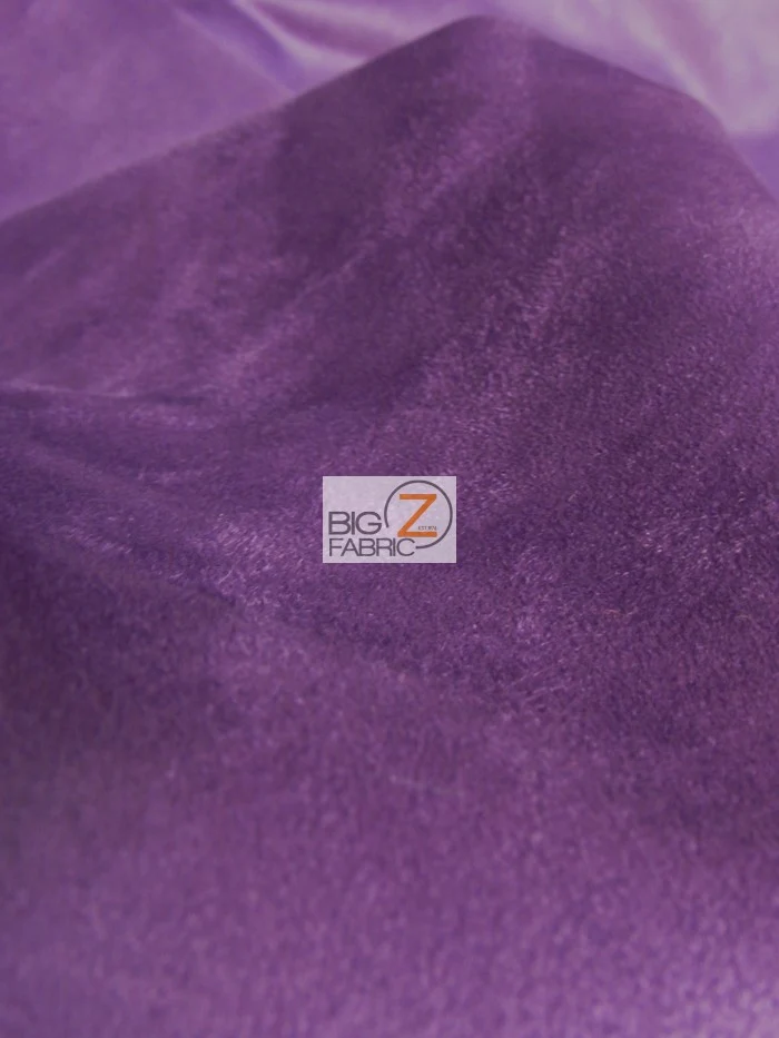 Microfiber Suede Upholstery Fabric / Eggplant / Passion Suede Microsuede - Image 2