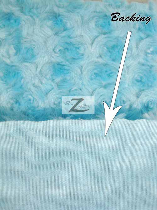 Wine Minky Rose/Rosette Floral Baby Soft Fabric / Sold By The Yard - Image 2