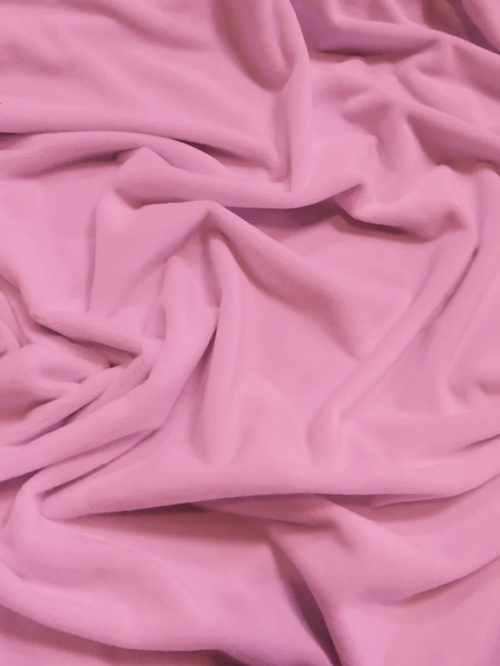 Dark Rose Minky Solid Baby Soft Fabric