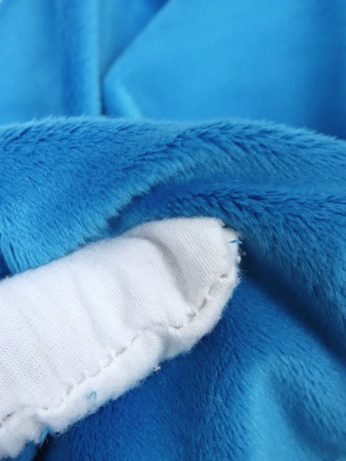 Seafoam Minky Solid Baby Soft Fabric - Image 3