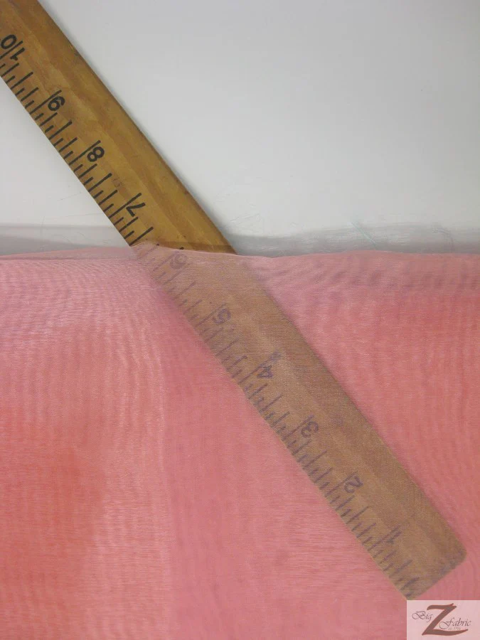 Mirror Crystal Organza Fabric - 20 Yard Bolt - Yellow - Image 2