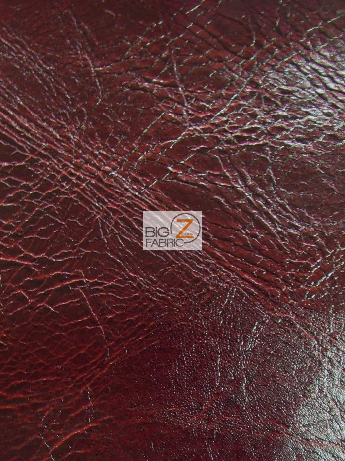 Modern Distress Upholstery Vinyl Fabric / Snow White / By The Roll - 30 Yards - Image 2