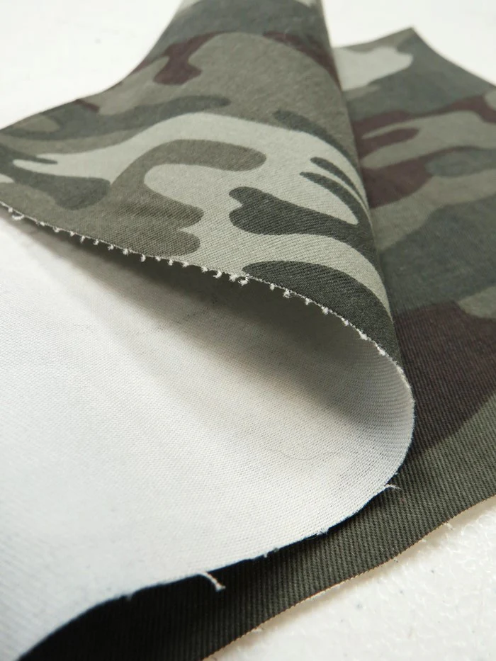 Moss Camouflage Twill Spandex Fabric - Assorted Twill Fabric - Image 4