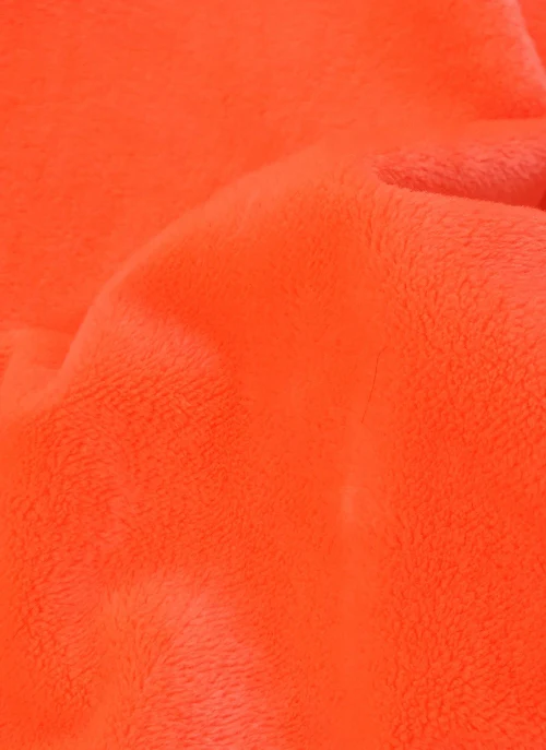 Neon Coral Minky Solid Baby Soft Fabric / 15 Yard Bolt / Free Shipping - Image 2
