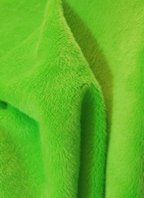 Neon Green Minky Solid Baby Soft Fabric / 15 Yard Bolt / Free Shipping - Image 3