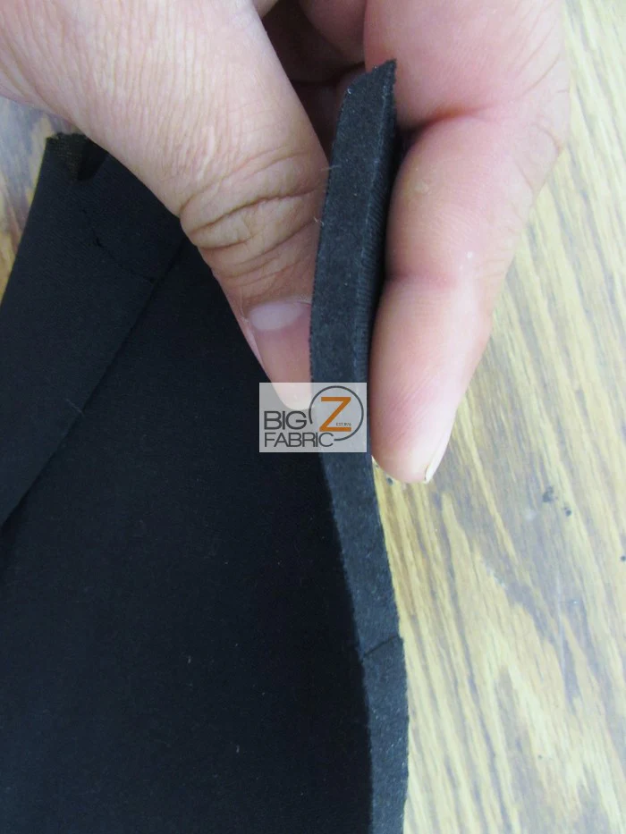 Neoprene Nylon Bonded Sponge Waterproof Wetsuit Fabric / 2mm Black / Sold By The Foot - Image 5