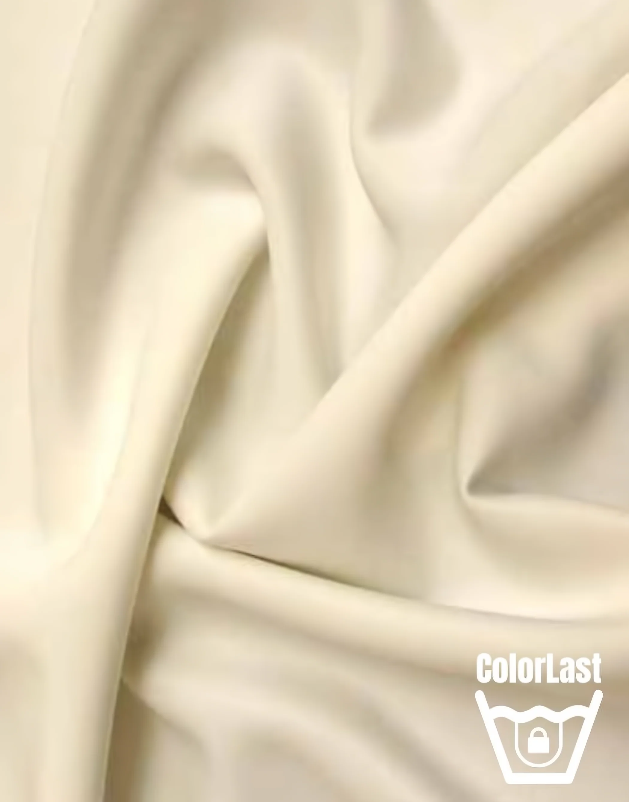 Neoprene Scuba Techno Athletic Double Knit All-Purpose Fabric / Ivory / Sold By The Yard (Second Quality Goods)
