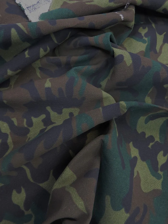 Osnaburg US ARMY Camo Green Fabric (Army 4) - Image 2