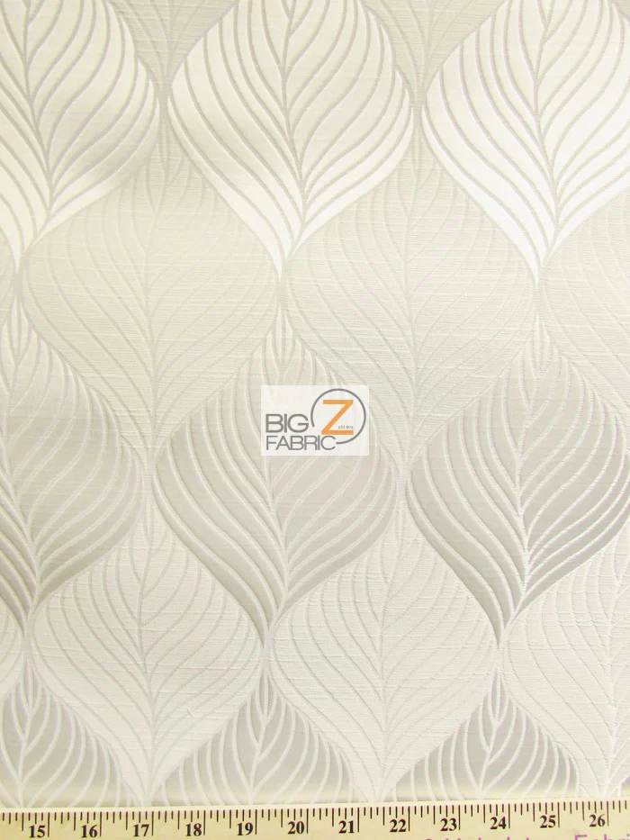 Peacock Leaf Floral Upholstery Fabric / Slate / Sold By The Yard - Image 3