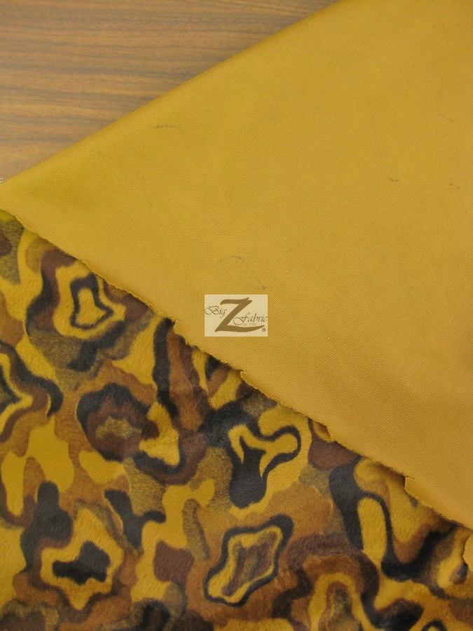 Pink Velboa Animal Camouflage Short Pile Fabric / By The Roll - 50 Yards - Image 2