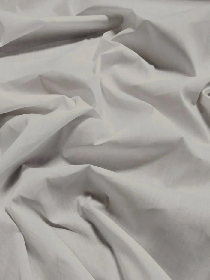 Poly Cotton Solid Fabric 58"/60" Width / Gray / Sold By The Yard