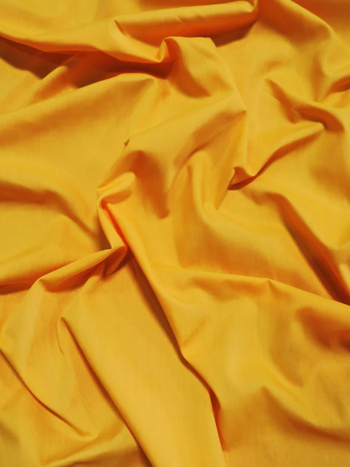 Poly Cotton Solid Fabric / Dark Yellow / 30 Yard Bolt