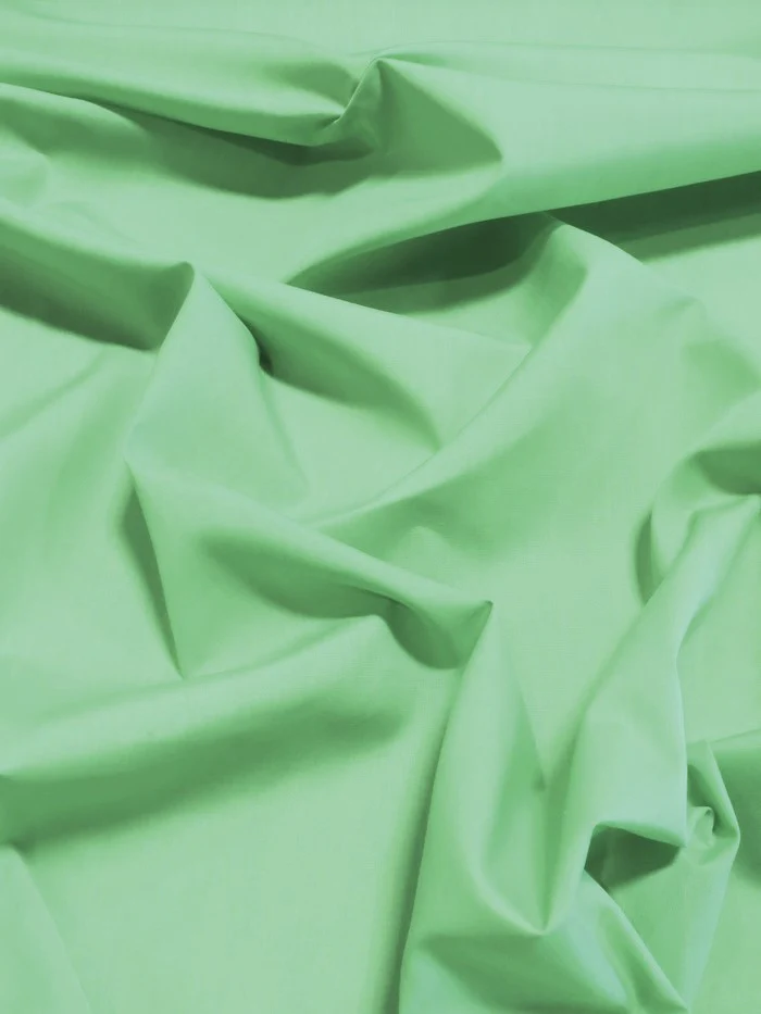Poly Cotton Solid Fabric / Mint / 30 Yard Bolt