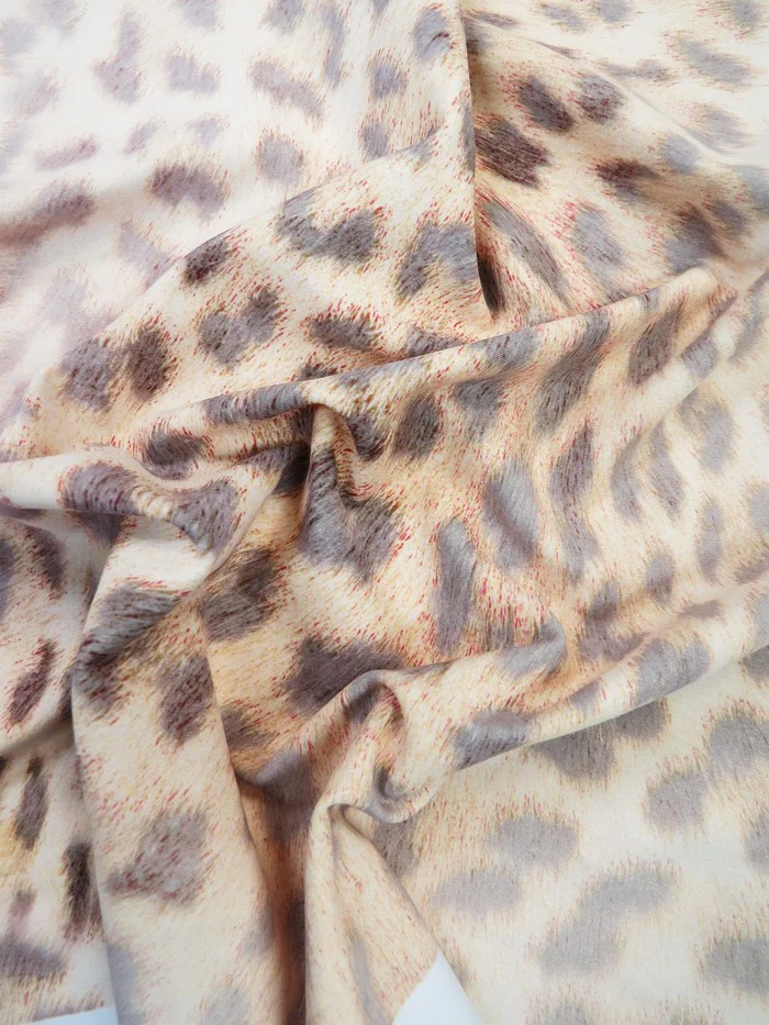 Printed Spandex Fabric – Ancient Leopard - Image 2