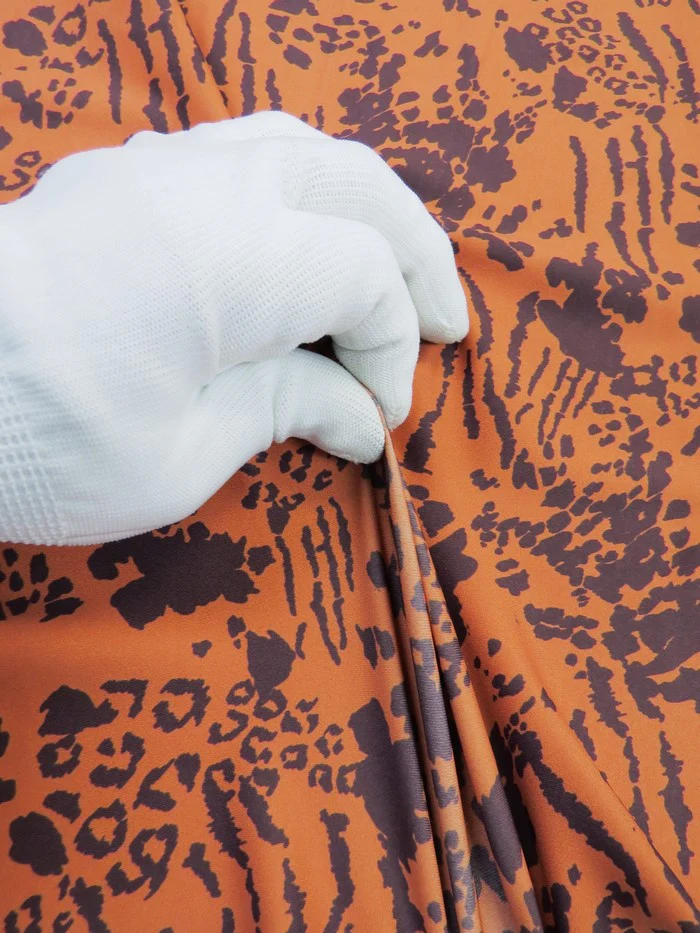 Printed Spandex Fabric – Hybrid Animal Rust - Image 4