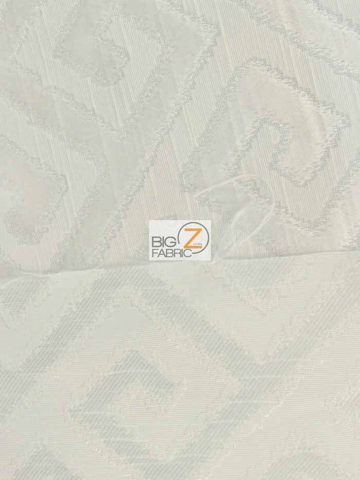 Royal Labyrinth Geometric Upholstery Fabric / Linen / Sold By The Yard - Image 3