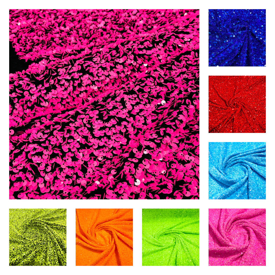 SEQUIN VELVET FABRIC (By The Yard) - Image 84