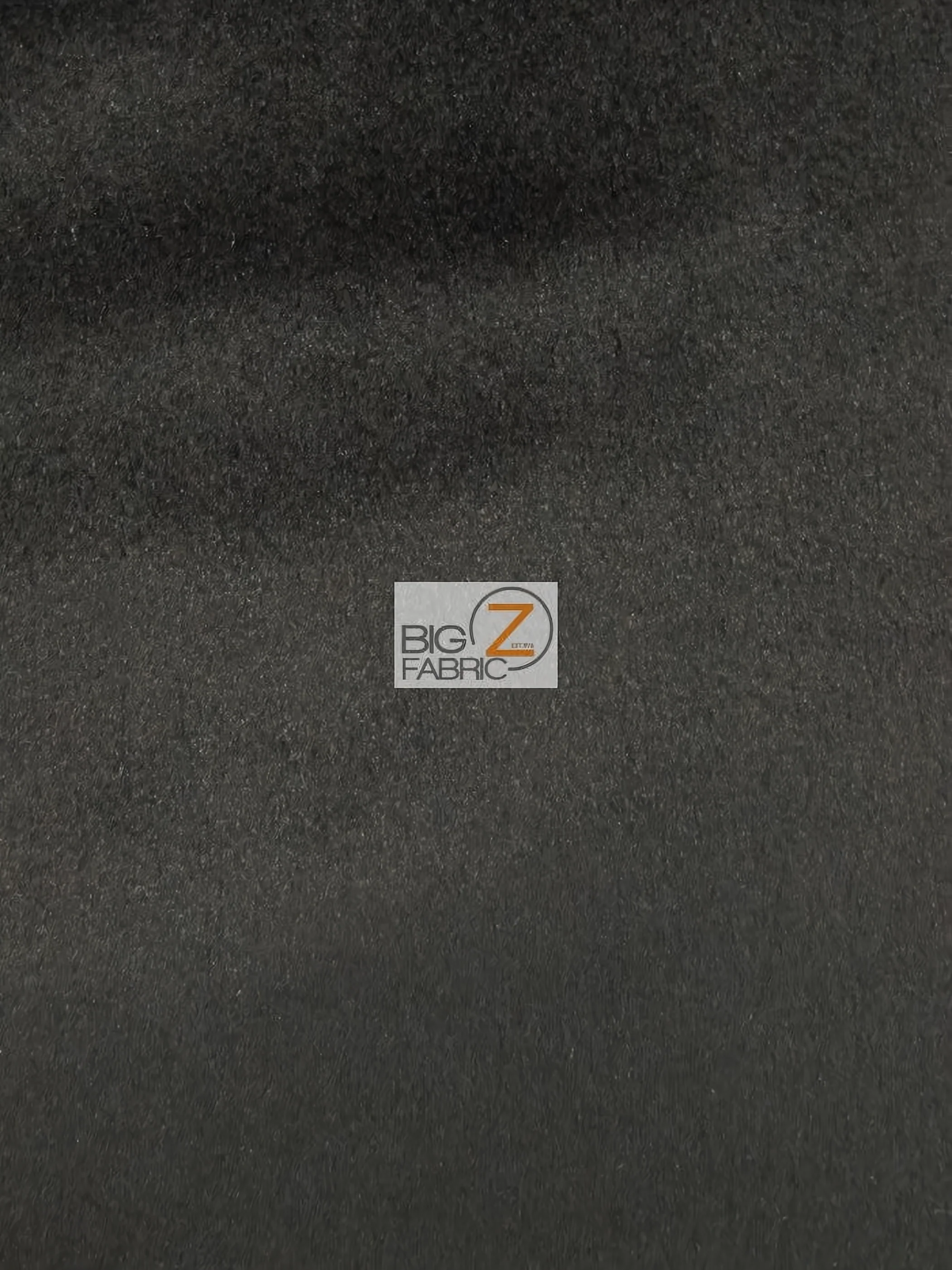 Solid Butter Velvet Drapery Upholstery Fabric / Black / Sold By The Yard